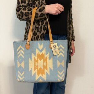 NWT RARE Manos Zapotecas Hand Woven Tapestry Fair Trade Tote